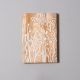 Natural Notebook Wall Plate Set of 4